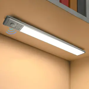 USB Rechargeable Under Cabinet Lights for Bedroom, Magnetic Dimmable 88 LED Light, Motion Sensor Light for Kitchen, Stairs, Wardrobe, Home Decor, Gifts for Boyfriend