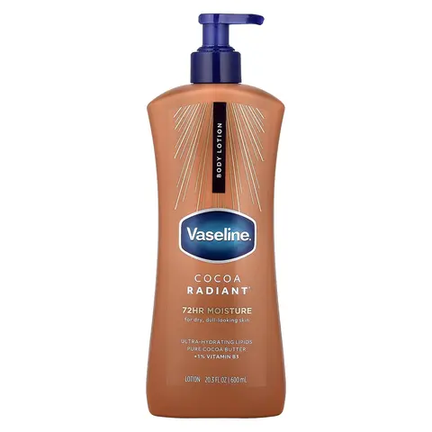 Vaseline Cocoa Radiant®, Body Lotion, For Dry, Dull-Looking Skin, 20.3 fl oz (600 ml)