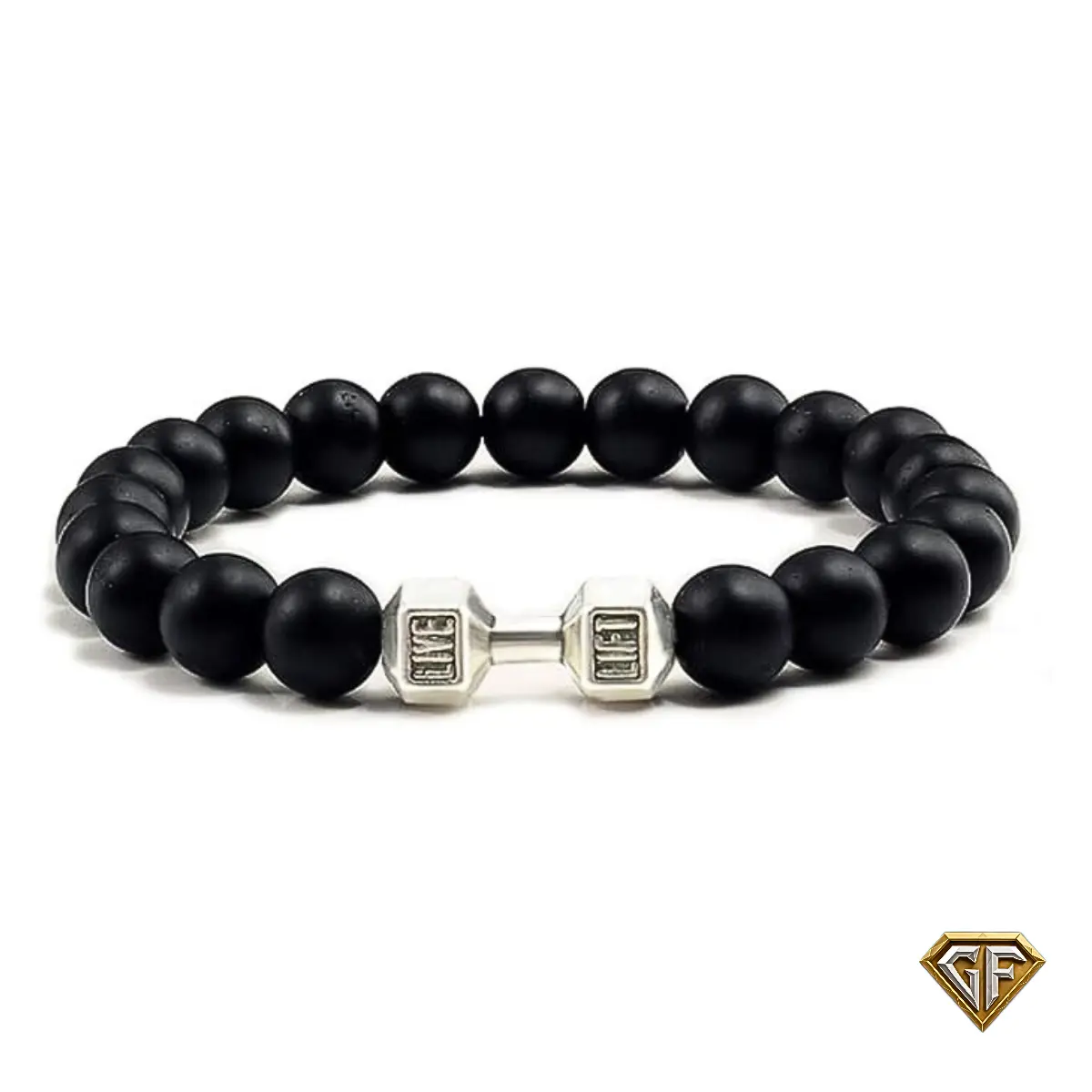 Silver Barbell Bracelets | Fitness Bracelet | Dumbbell Bracelet | CrossFit Bracelet, Gym Goers Bracelet, Gym Bro, Gym Accessories