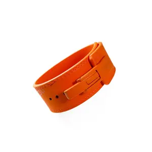 UPPPER Lever Belt Neon Orange - 10mm, Quick-Release Lever, for Powerlifting & Deadlifts