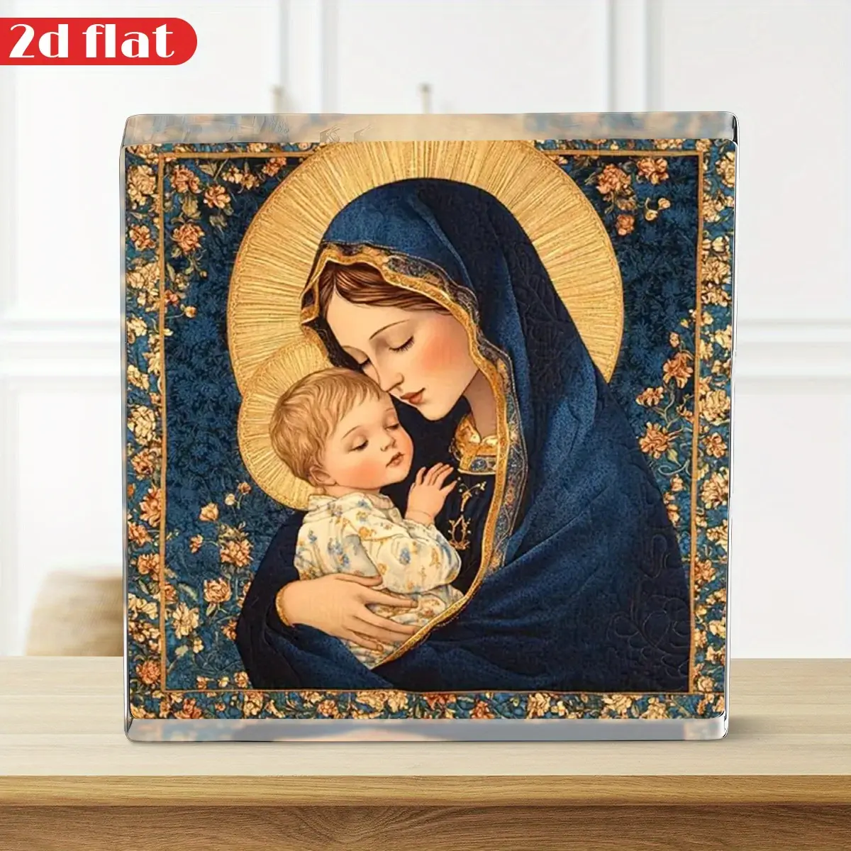 1pc Nativity Acrylic Decorative Sign and Plaque Decorative Item for Bedroom, Kitchen, and Meditation Room A Gift for Devout Christians Ideal for Gifting on Christmas, Thanksgiving, and Birthdays