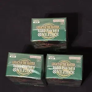 BANDAI NAMCO One Piece OP12 Double Packs Legacy of the Master Set 8 Card Game English Version