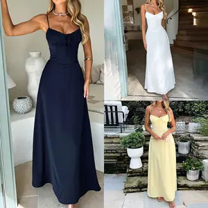 Sweetheart Neck White Maxi Dress |   Boho Spaghetti Strap Flowy Long Dress |   Feminine Bridal Party Evening Gown- Perfect for Bridal Shower, Beach Wedding & Date Night!