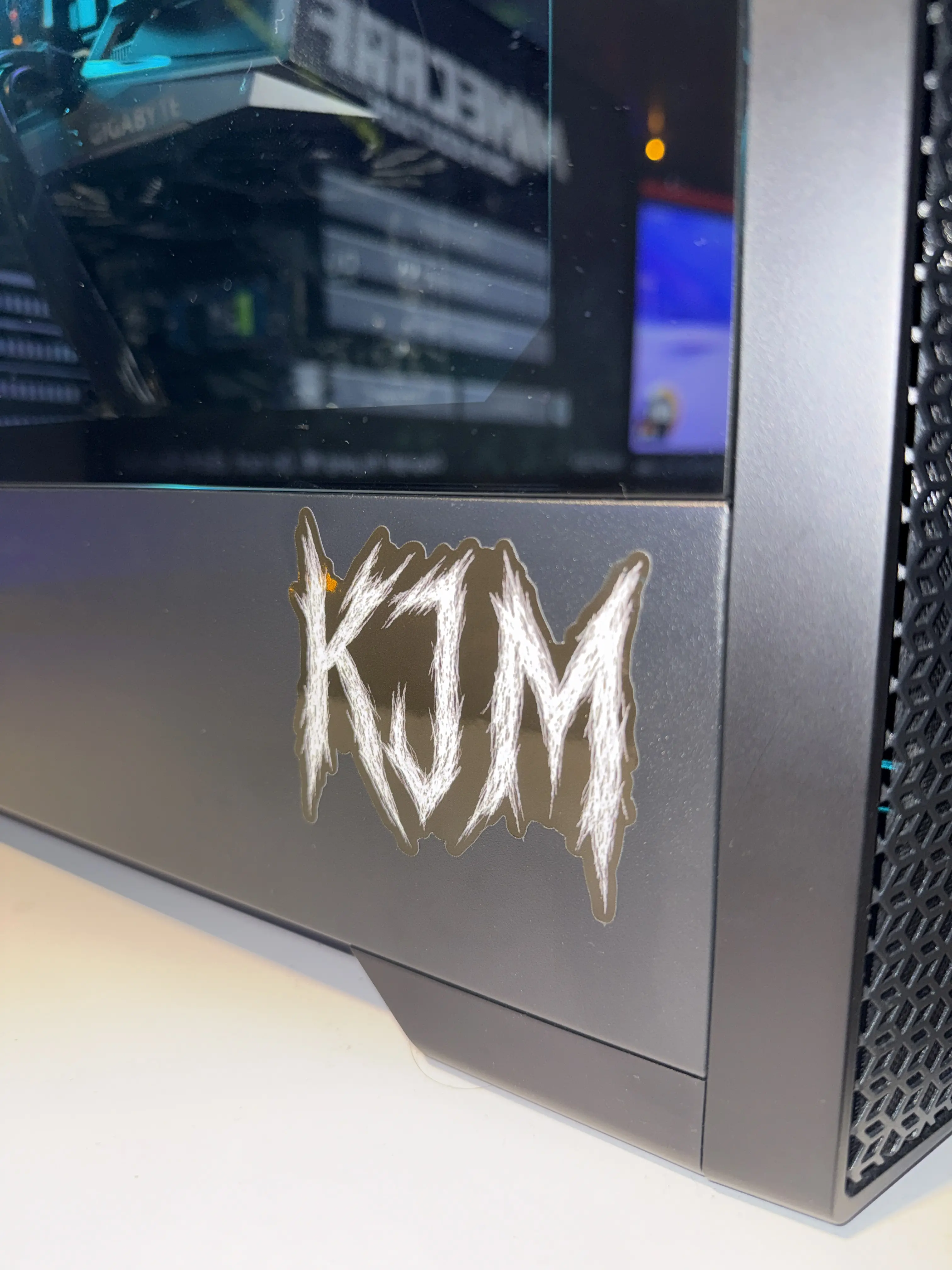 KJM UNIVERSAL STICKER 3INCH X 2.5INCH - STICKS TO ANY SURFACE - Car Decals