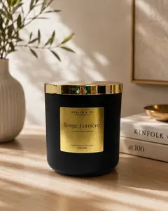 Rouge Lumiere  - 10oz cotton wick Inspired by Baccarat Rouge Candle
