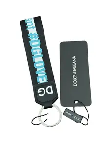 Pre-owned As Seen On Screen As Seen On Screen [ebay live] SE4153 Dolce & Gabbana Love is What You Want Black & Teal Key Ring
