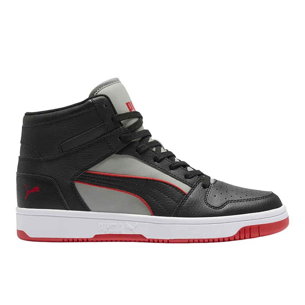 PUMA Mens Rebound Layup Lace Up Sneakers Shoes Casual - Black