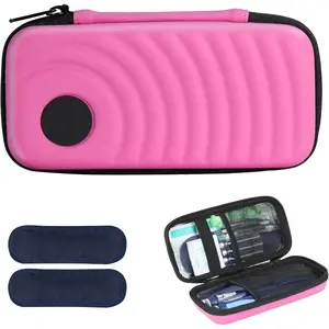 Insulin Cooler Travel Case,Diabetic Cold Pack Organizer Bag with 2 Reusable Ice Packs for Insulin Pen and Other Medication Diabetic Supplies