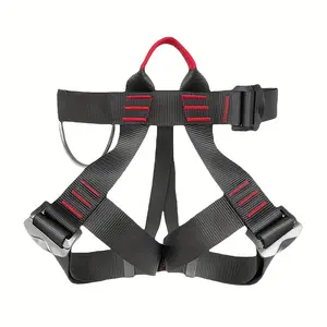 1pc High-Altitude Safety Harness, Polyester Fiber Construction, Essential Gear for Work Site and Climbing, Climbing
