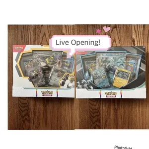 Pokemon Melmetal and Black Kyreum box/Reshiram and Archaludon box [LIVE OPENING]