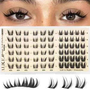 Easter Bunny Ear Lashes Extension Kit, 10-14mm Realistic Fluffy Rabbit Fur Eyelash Extensions, Perfect for Easter Themed Makeup & Cosplay Accessories