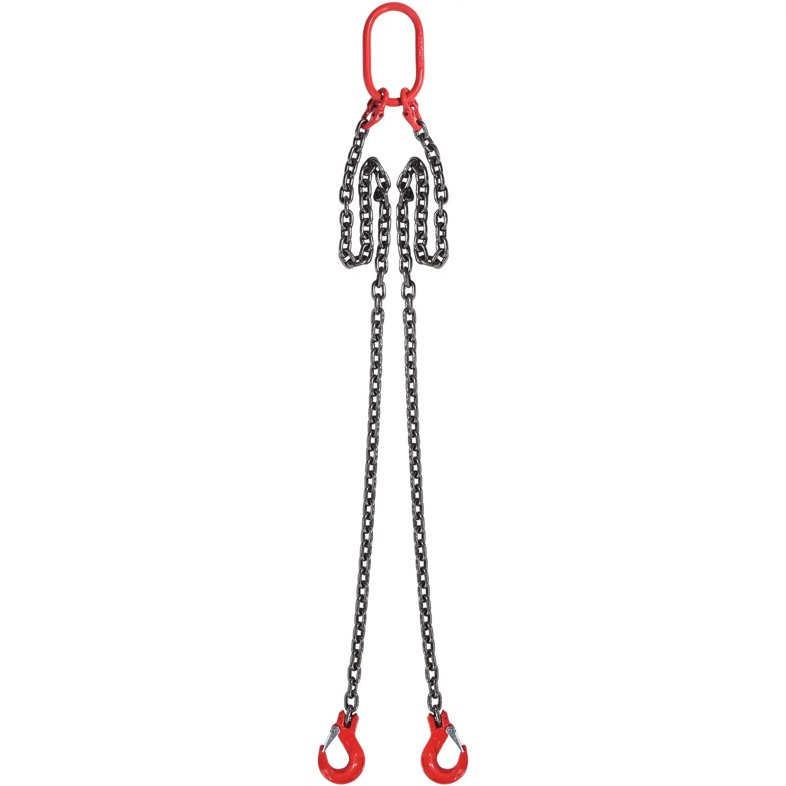 【summerfinds】VEVOR Chain Sling, 5/16 inch x 5 ft Lifting Chains with Hooks, G80 Engine Chain Hoist Lifts, 6600 lbs/3 Ton Capacity Lifting Sling Chains for Engine Hoist, Engine Lift Chain with 2 Leg Grab Hooks