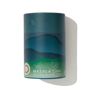 Red Rooster Tea Masala Chai Spiced Black Tea - 4.5oz Can | Certified Organic Herbs & Spices | Freshly Blended in Small Batches | Ideal for Chai Lovers