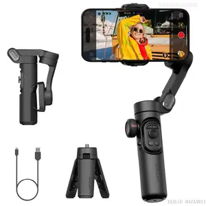 3-axis Smartphone Gimbal Stabilizer, 1 Box USB Rechargeable Foldable Phone Gimbal Stabilizer, Phone Accessories forFFSummitSupply7XXALUE BAZAAR11