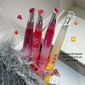 4counts Fruity Honey Transparent Lip Serum - Moisturizing and Hydrating, Prevents Chapping, Conceals Lip Lines, Plumping Lip Oil, Hydrating Lip Care