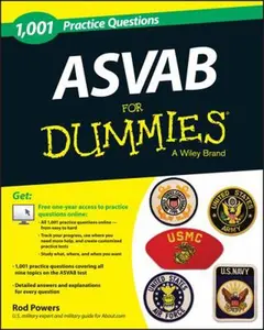 USED-1,001 ASVAB Practice Questions for Dummies (+ Free Online Practice) by Powers, Rod (Paperback)