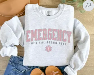 Emergency Medical Technician Sweatshirt, EMT Crewneck, Emt Gifts, Ems Paramedic Shirt, First Responder