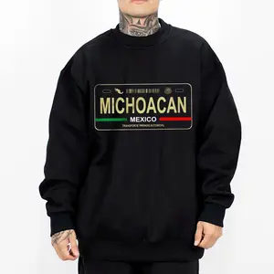Michoacan Mexic Chicano Clothing Mexican Clothes Lowrider Clothes Mex Art Oversized Graphic Tee Medium Heavy Sweatshirt Hoodie for Men & Women Full Size S-5XL