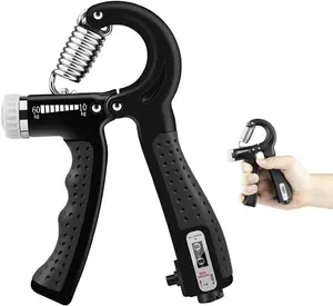 Hand Grip Strengthener Trainer – Adjustable Resistance Forearm Grip & Finger Exerciser with Hand Gripper and Stretcher for Men & Women