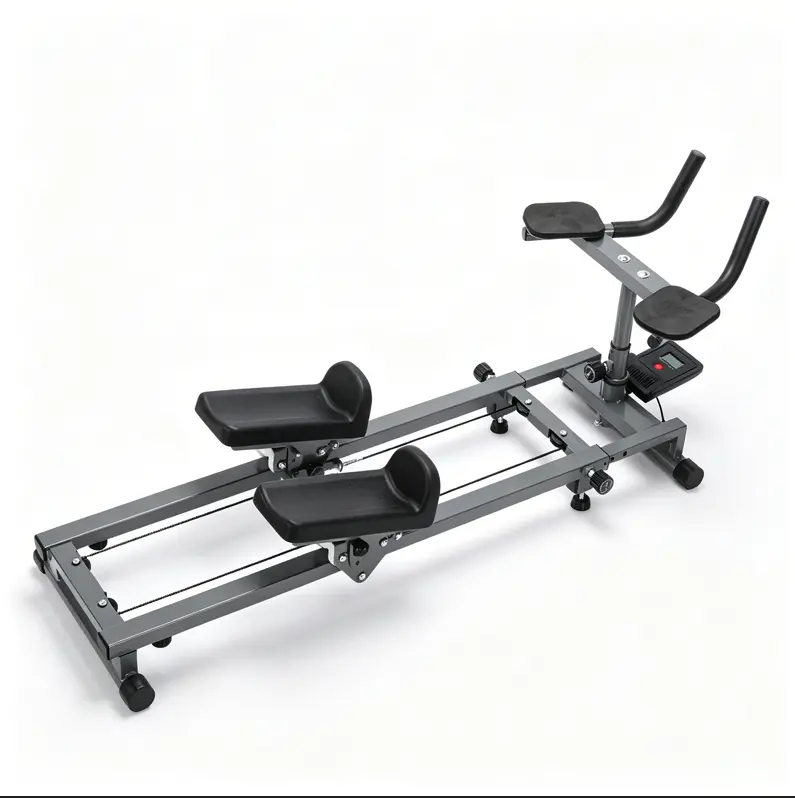 Metal Ab Roller Crawling Trainer, Steel Core Abdominal Workout Machine, Home Fitness Plank Exercise Equipment for Core Waist Belly Training