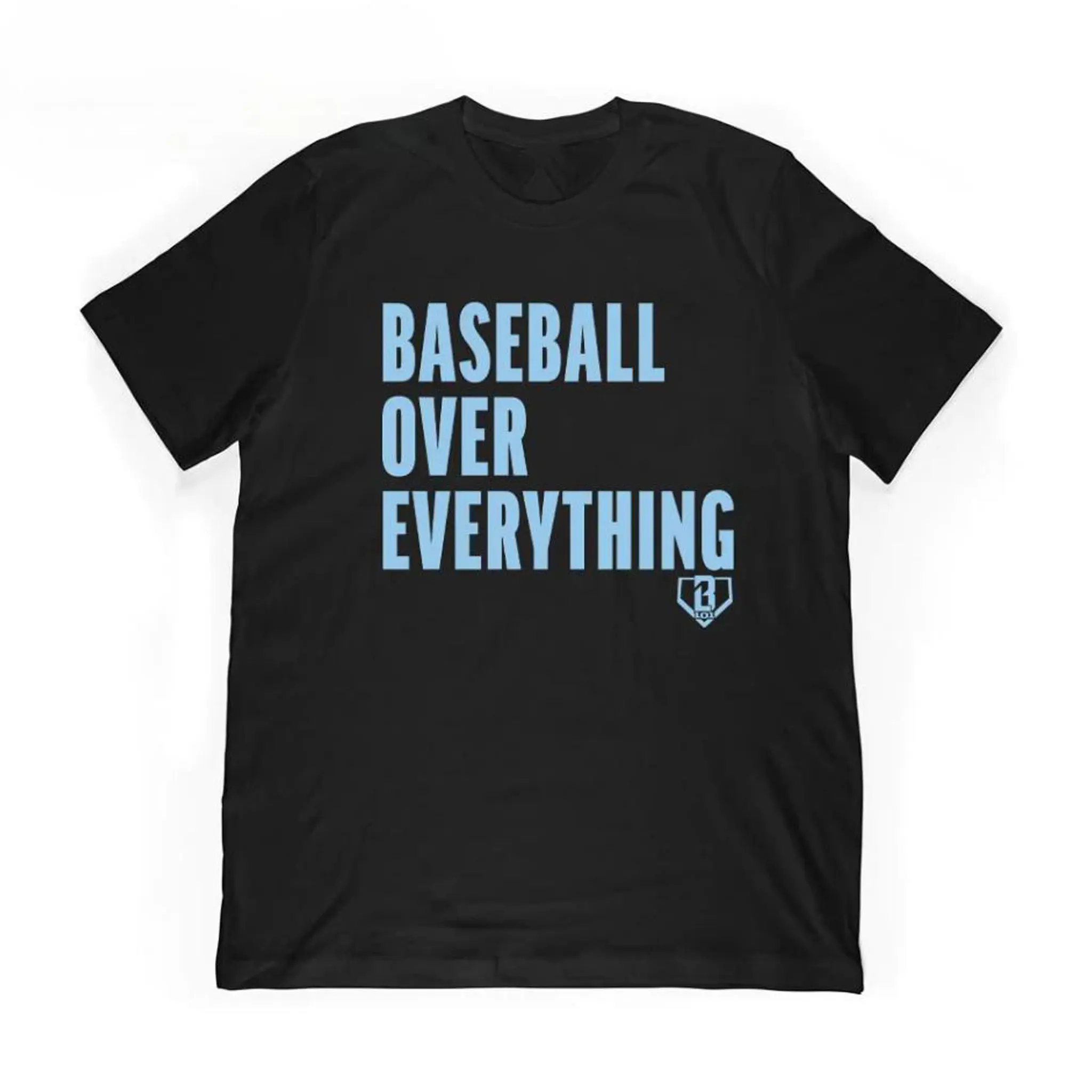 Adult Baseball Lifestyle 101- Baseball Over Everything T-shirt, Summer Outfitters, Baseball Stuff for Game Day Clothing