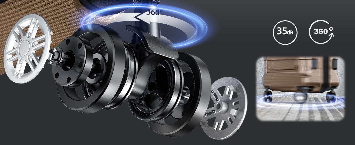 SHOWKOO 3-Piece Luggage Sets Expandable Full PC Durable Carry On Suitcase Sets Double Wheels TSA Lock High-quality for Travel, School, Business SHOWKOO 3-Piece Luggage Sets Expandable Full PC Durable Carry On Suitcase Sets Double Wheels TSA Lock High-quality for Travel, School, Business