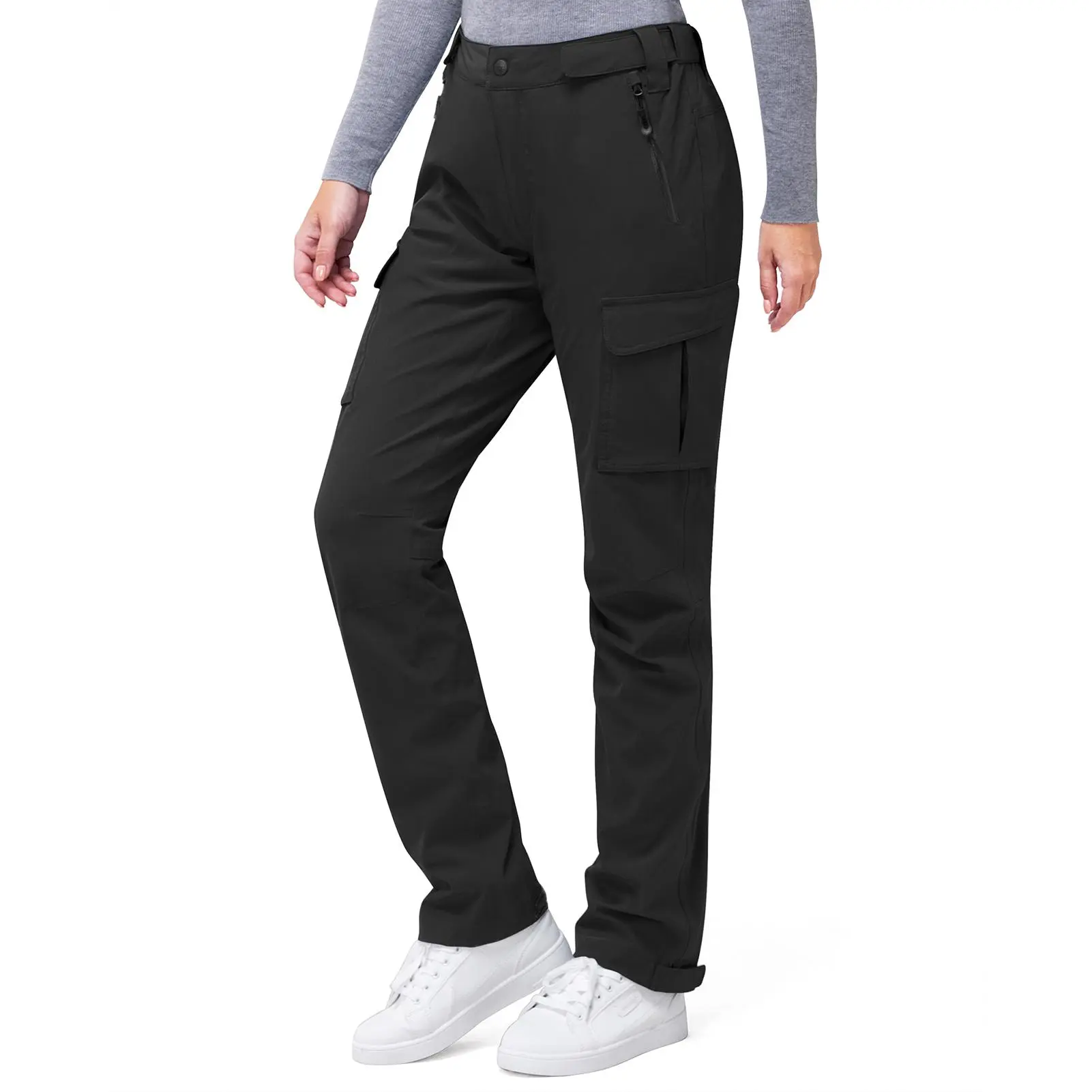 33,000ft Women's Rain Pants, Waterproof Lightweight Breathable Rain Overall Hiking Pants