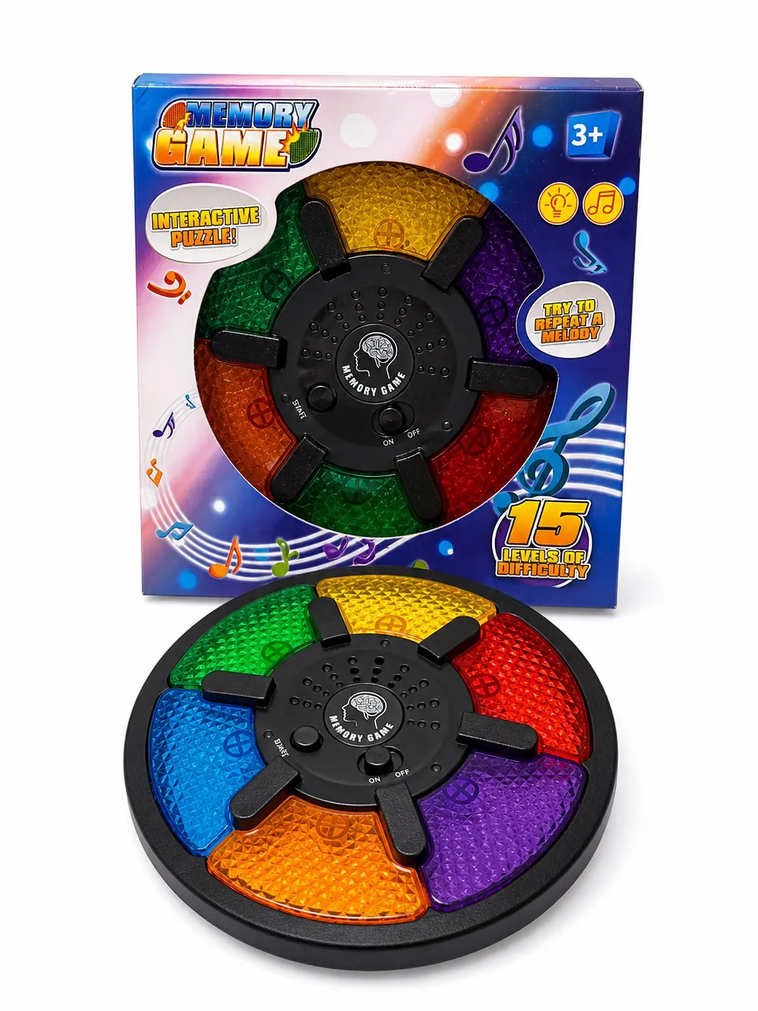 Camille Toys Battery-Powered Magic Acrobatics Puzzle Toy for 3-4 Year Olds - Memory Skills, Memory Training and Observation, Color Matching, Skill Development, Easy Operation, Family Entertainment