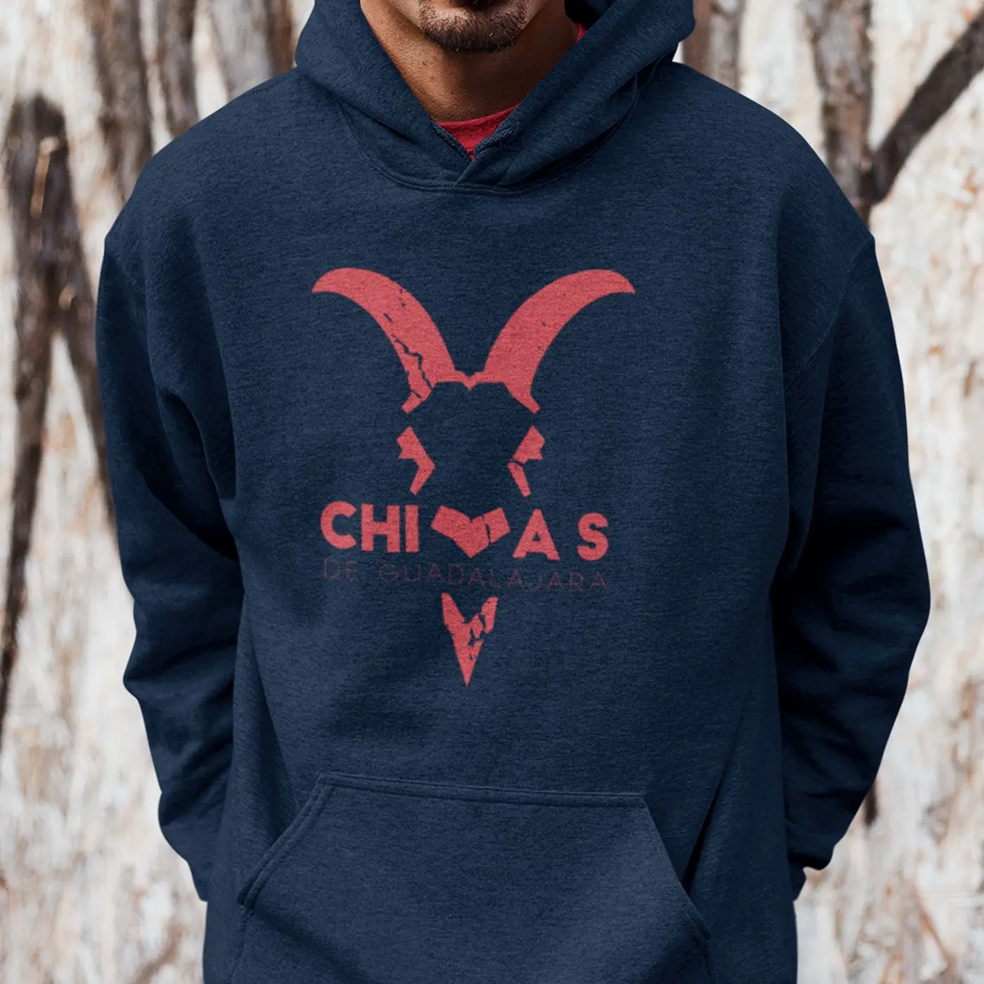 Club Chivas Vintage Hoodie Sweatshirt T-shirt Soccer Fan Apparel