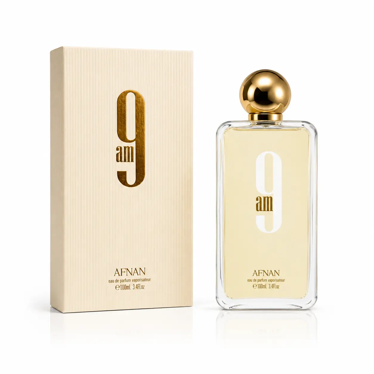 AFNAN 9AM GOLD Unisex Eau De Parfum 100ml | Long Lasting Luxury Fragrance for Men & Women