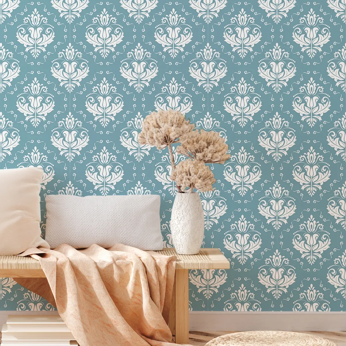 Deep Forest Pattern Wallpaper, Self-Adhesive Animal Wall Paper, Waterproof Wear-Resistant, Bedroom Decor, Vintage Space, Furniture Refurbishment
