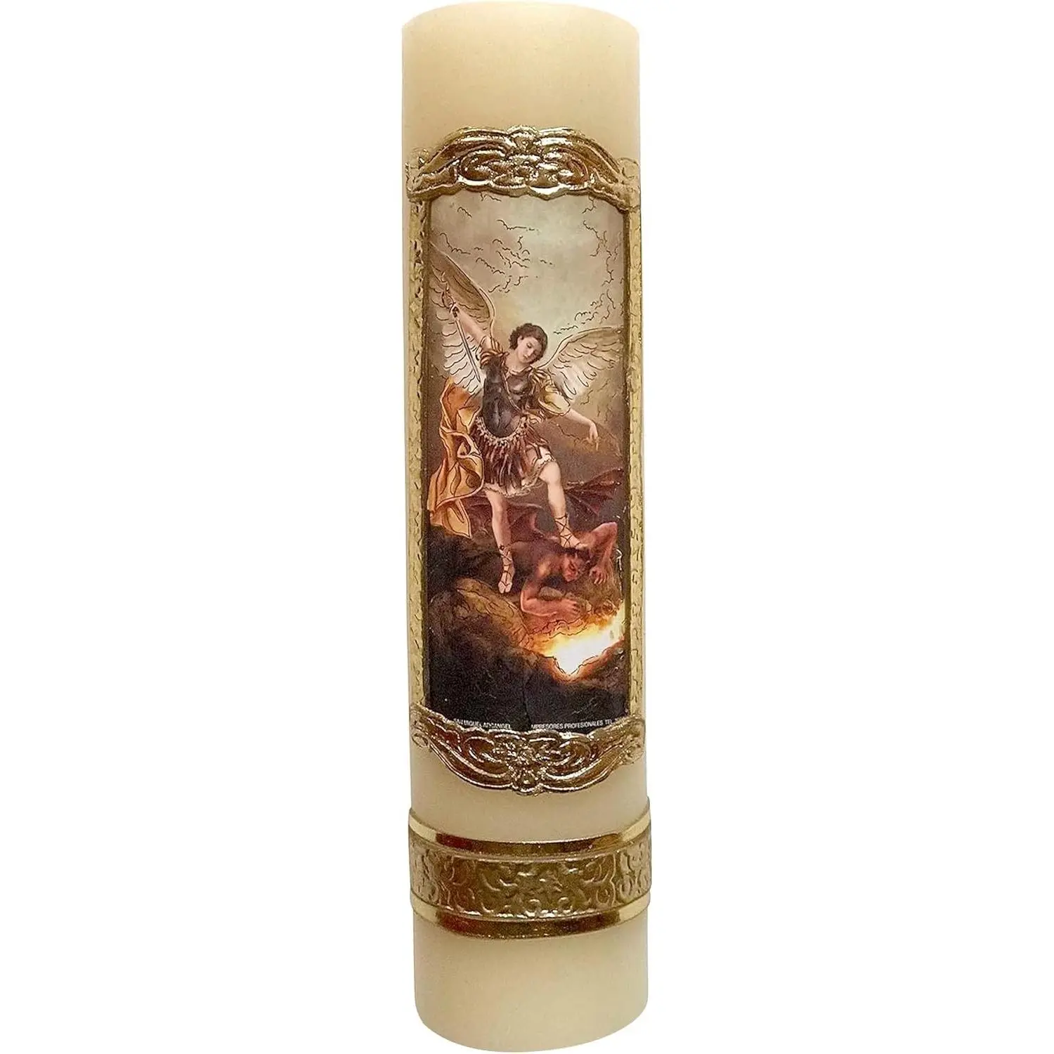Archangel Saint Michael Archangel Unique Candle Protection Angel Vela de San Miguel Arcangel