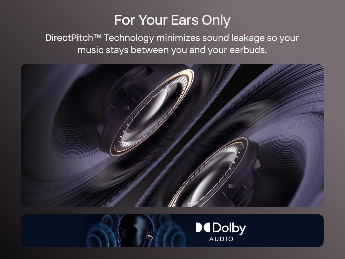 【Live only】SHOKZ OpenDots ONE - Open-Ear Headphones - Wireless Bluetooth Earbuds with Microphone - Premium Dolby Audio - Water Resistant - Fast Charging - Up to 40 hrs Playtime
