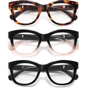 Reading Glasses for Women - Oprah Blue Light Reading Glasses with Spring Hinge, Anti-Glare/Eyestrain Computer Readers