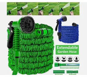 Expanding Expandable Flexible Garden Water Hose w Spray Nozzle 50, 75, 100FT