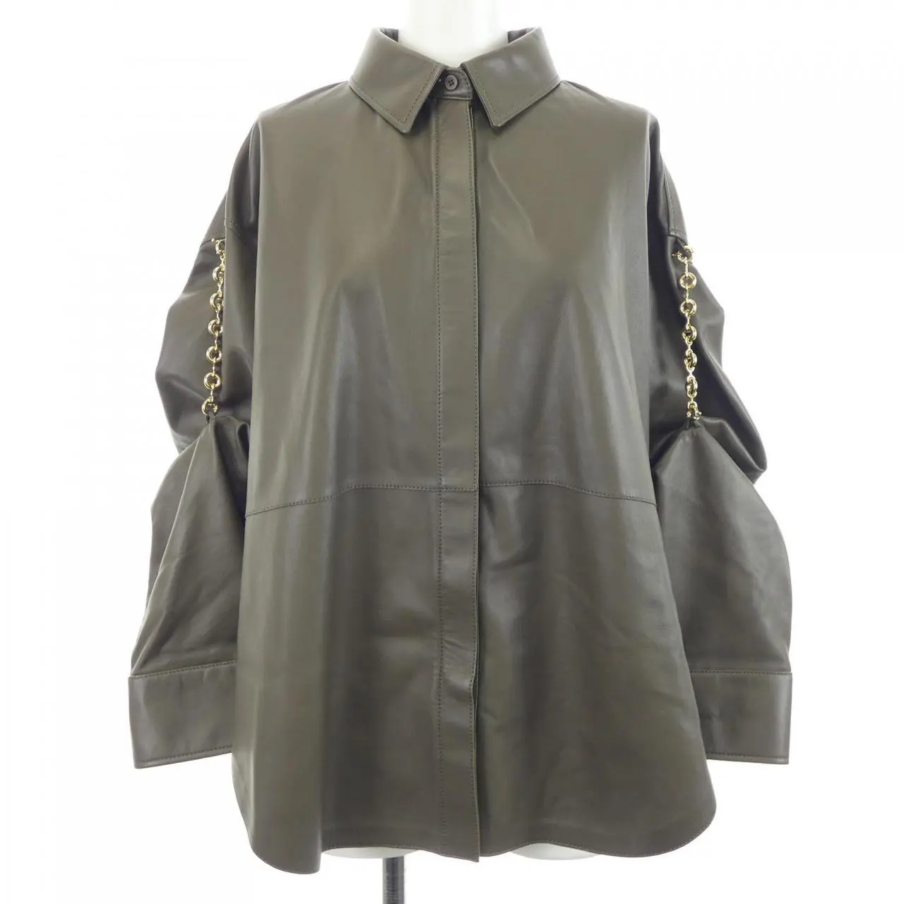 Pre-owned Loewe Lambskin Small Leather Goods Shirt