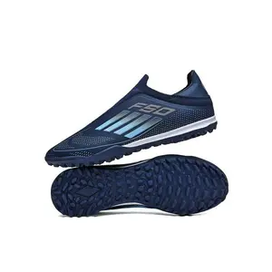 Four season low top football shoes TF nail neutral high grip natural artificial grass professional competition breathable anti slip training sports shoes artificial turf shoes
