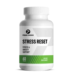 Stress Reset, Stress and Anxiety Support, Natural Supplement, Made in the US