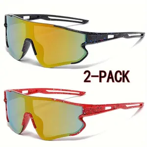 [Birthday Gift] 2pcs, Y2K Fashion Youngsters Glasses - Birthday Gift Combination Set Including Manual, Suitable for 3-10 Years Old