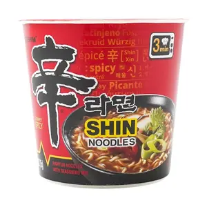 NONGSHIM SHIN Ramyeon Spicy Cup Noodles 75g - Authentic Korean Instant Ramen
