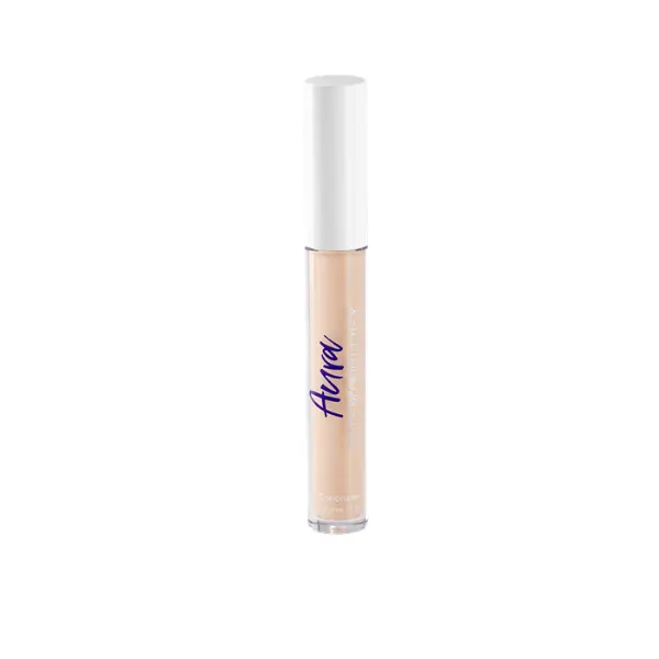 Aura Cosmikolgy Clean Full Coverage Concealer - Silky, Gentle Cosmetic for Correcting, Brightening, Smoothing - Vegan, Cruelty-Free, Easy to Blend