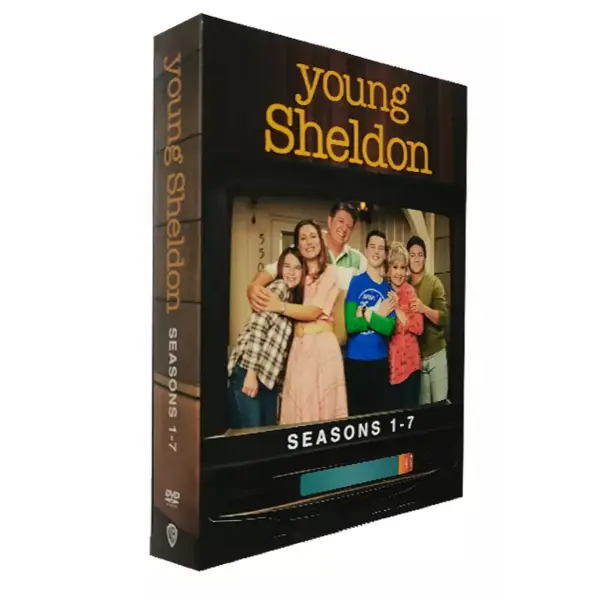 Young Sheldon Complete Series 2024 Edition English DVD Box Set - Brand New Sitcom, TV-PG New Release, Family Humor, Bonus Content