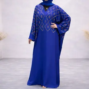 Dubai Butterfly Style Abaya - with Intricate Embellishments and Long Sleeves