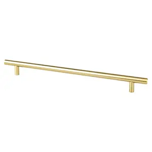 Berenson  256 mm Tempo Pull - Modern Brushed Gold, Door Hardware, Door Knob, Bar Handle