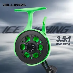 Ice Fishing Reel, 3.6:1 High Gear Ratio Ice Fishing Reel, Smooth Winter Reel, Fishing Accessories for Outdoor Fishing, Fishing Equipment