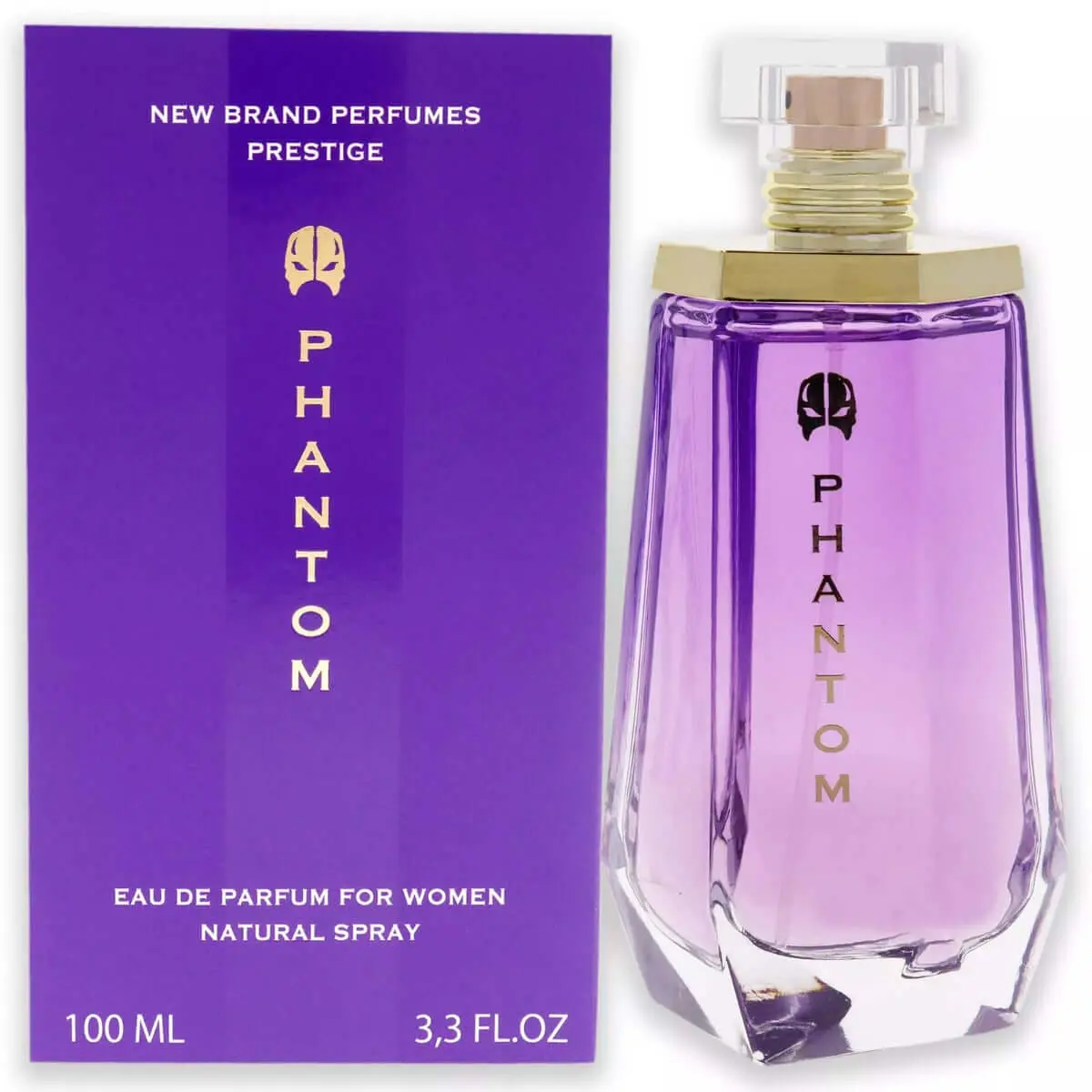 NEW Brand Phantom Fresh Luxurious Citrus-Infused Elegant Perfumed Women's EDP Spray Fragrance - 3.3 fl oz/3.4 fl oz, Citrus Blend with Orchid & Rose Notes, New In Box, Luxurious Women's Fragrance, Citrus-Infused Women's Fragrance