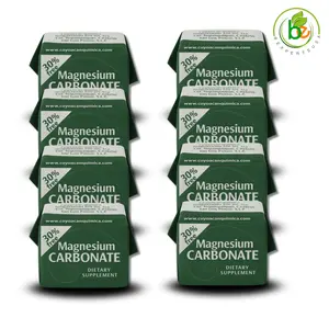 Coyocanquimica Magnesium Carbonate 8 Pack 7g Dietary Supplement 100% Natural Vegan Gluten Free Digestive Support Food Grade Powder Made in Mexico