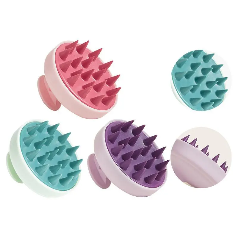 Silicone scalp massage brush for hair care, soft silicone scalp exfoliating product that promotes hair growth and cleanses the scalp, Scalp Scrubber