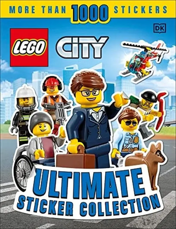 LEGO CITY Ultimate Sticker Collection Book - 1000 Character-Based Stickers, Minifigures, for Kids 8 Years and Up, 1000 Stickers, More Than 1,000