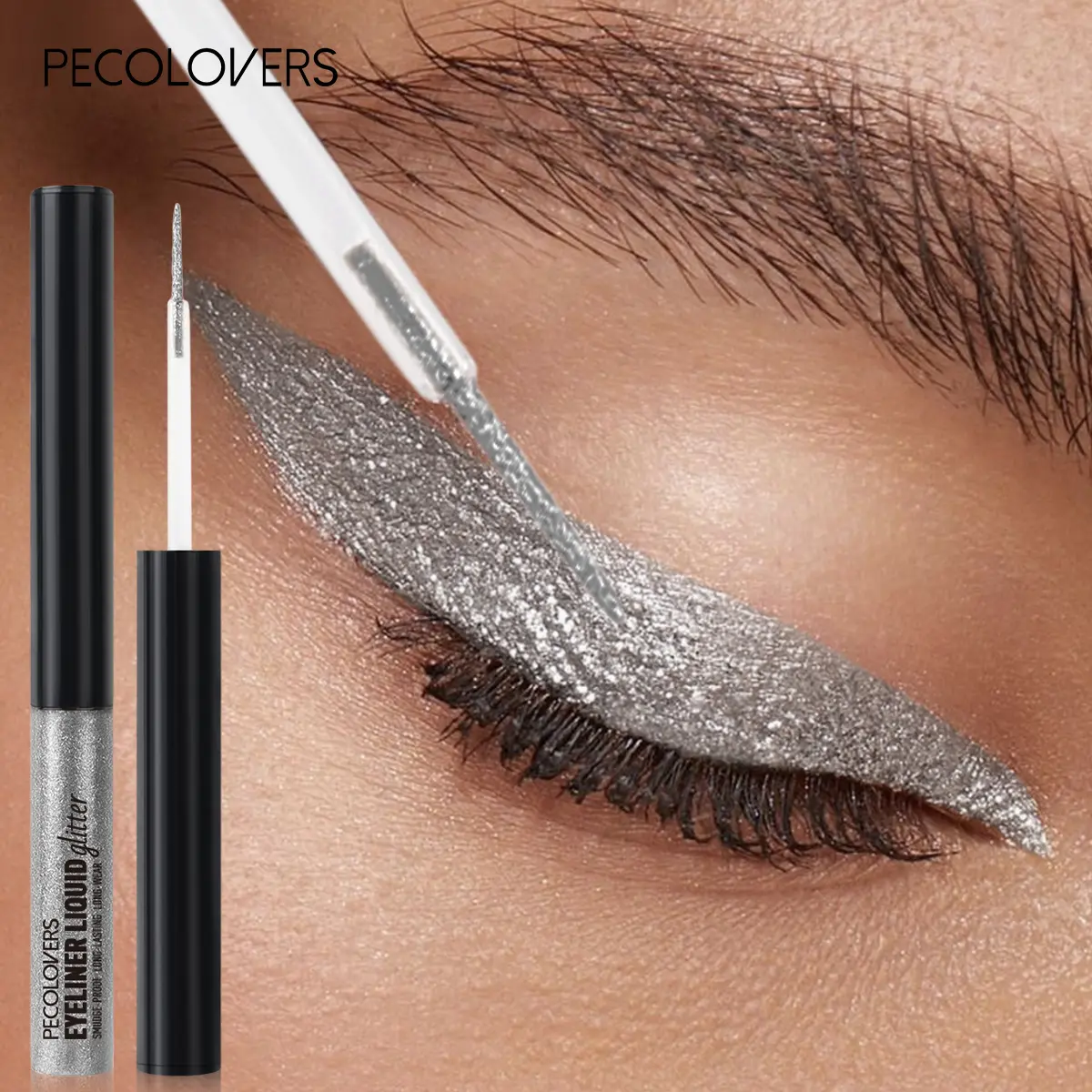 1 Pc Smooth Arabic Eyeliner Pen, Waterproof Eye Makeup, Long-Lasting Eye Color For Daily Wear And Party Looks, Black, Eye Makeup Cosmetic